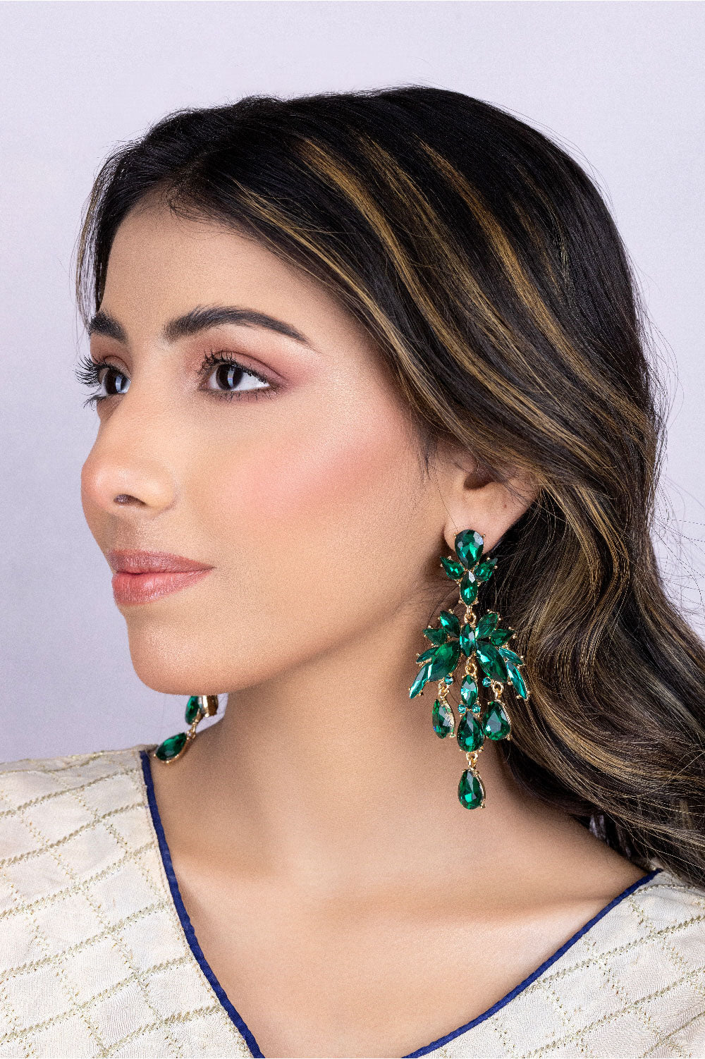 Green Emerald Earrings