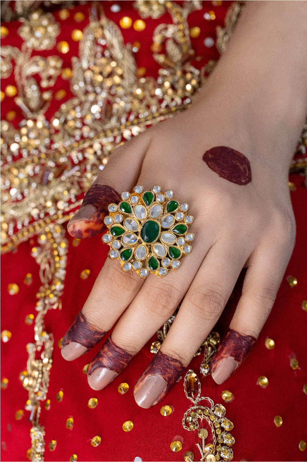 Hope Farshi Kundan Ring