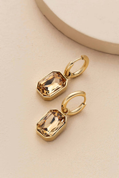 Radiant Cubic Zirconia Earrings