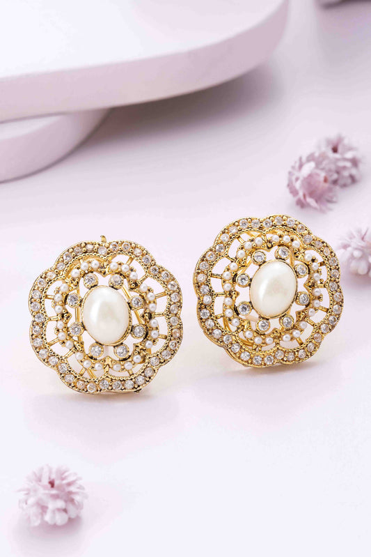 Jupiter Pearl Stud Earrings