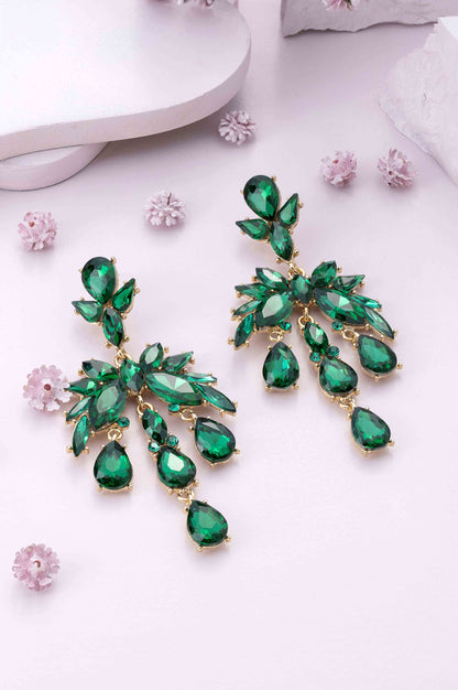 Green Emerald Earrings