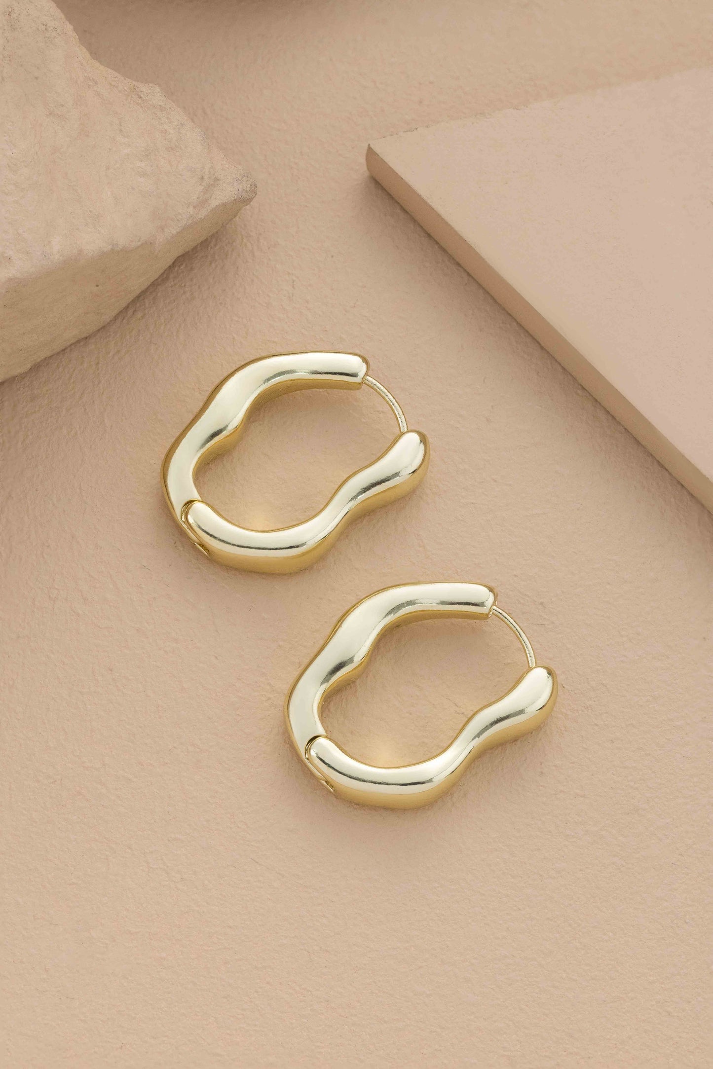 Vintage Irregular Hoop Earrings