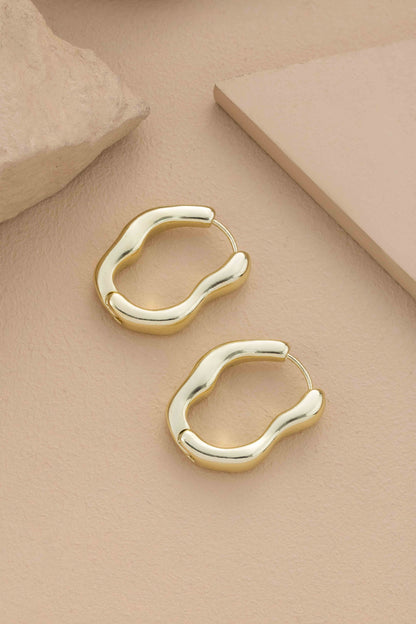 Vintage Irregular Hoop Earrings