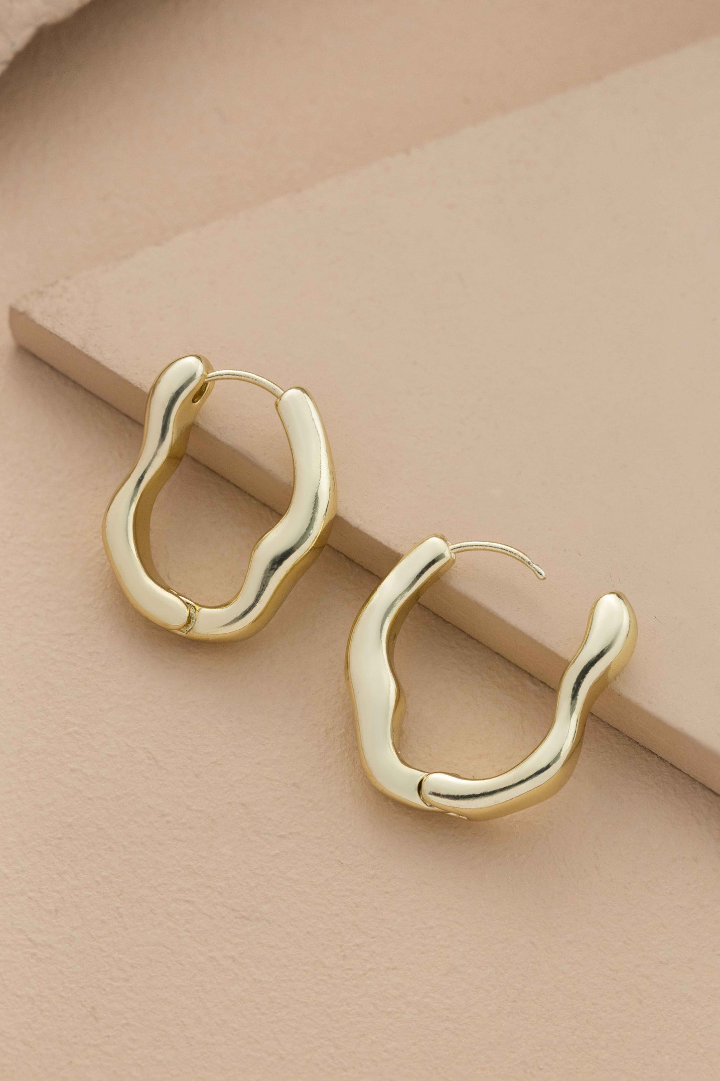 Vintage Irregular Hoop Earrings